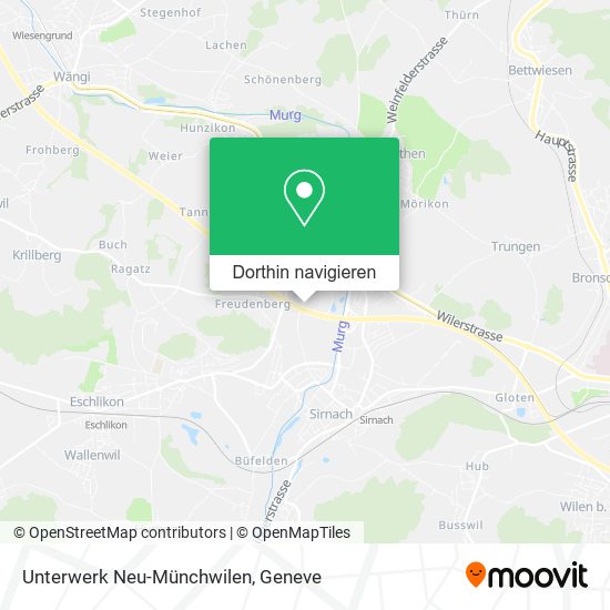 Unterwerk Neu-Münchwilen Karte