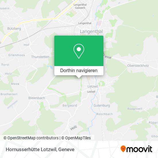 Hornusserhütte Lotzwil Karte