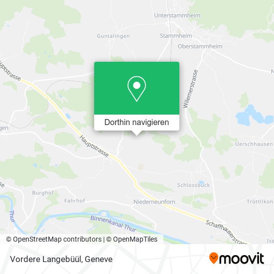 Vordere Langebüül Karte
