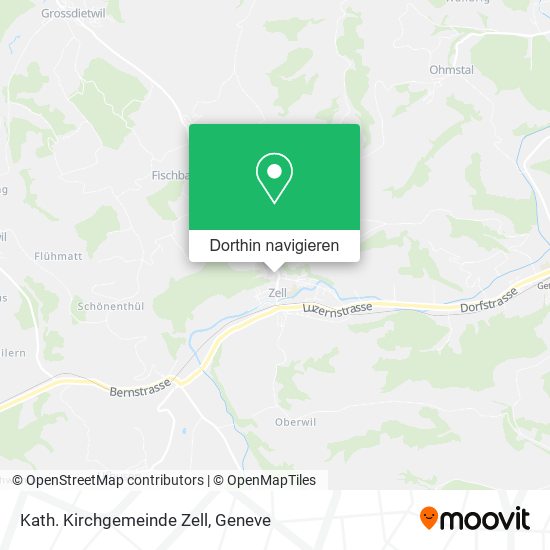 Kath. Kirchgemeinde Zell Karte