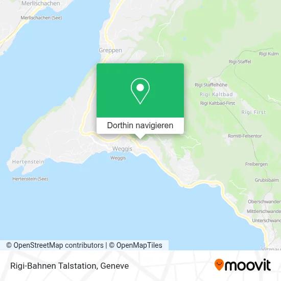 Rigi-Bahnen Talstation Karte