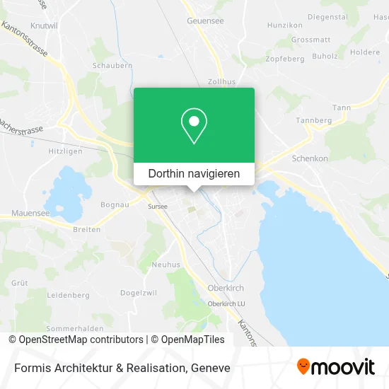 Formis Architektur & Realisation Karte