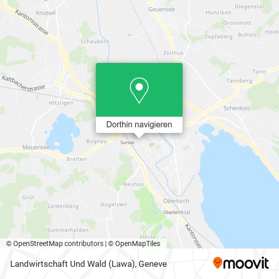 Landwirtschaft Und Wald (Lawa) Karte