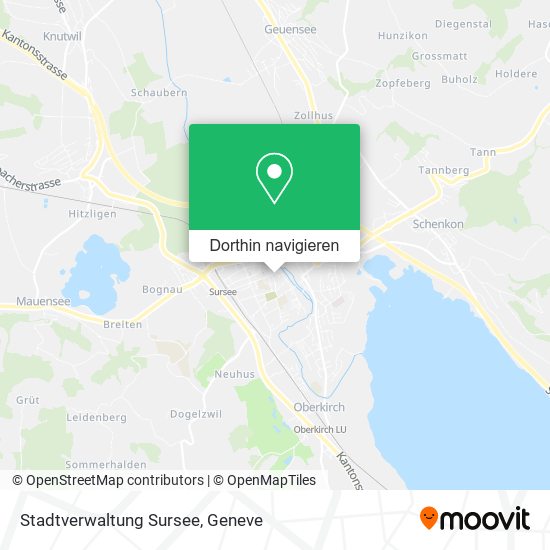 Stadtverwaltung Sursee Karte