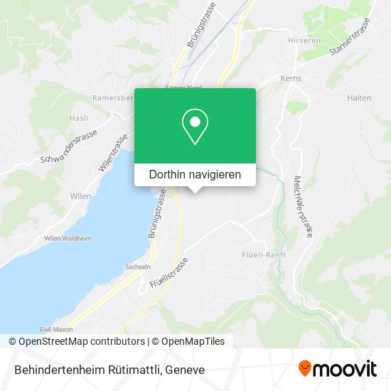 Behindertenheim Rütimattli Karte