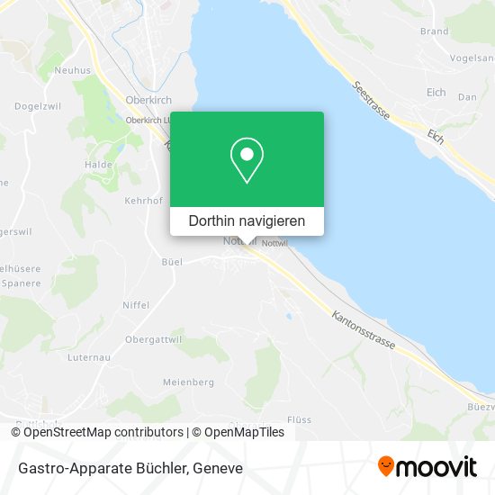 Gastro-Apparate Büchler Karte