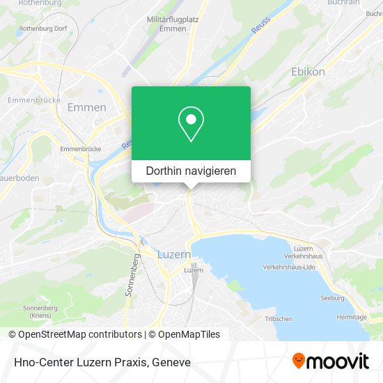 Hno-Center Luzern Praxis Karte