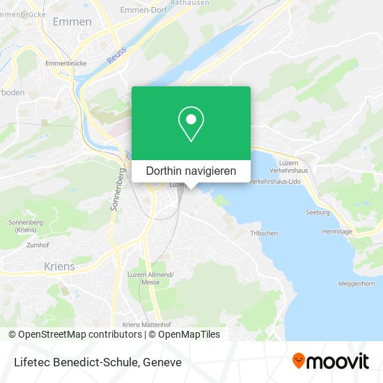 Lifetec Benedict-Schule Karte