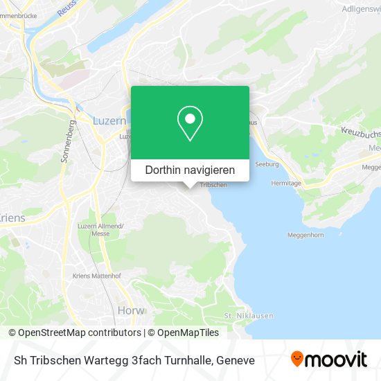 Sh Tribschen Wartegg 3fach Turnhalle Karte