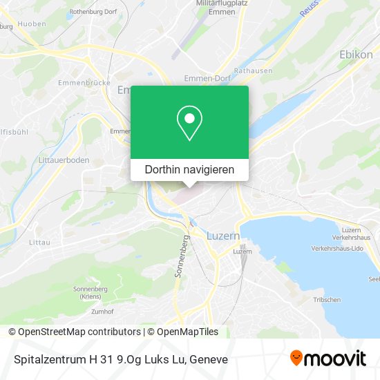 Spitalzentrum H 31 9.Og Luks Lu Karte