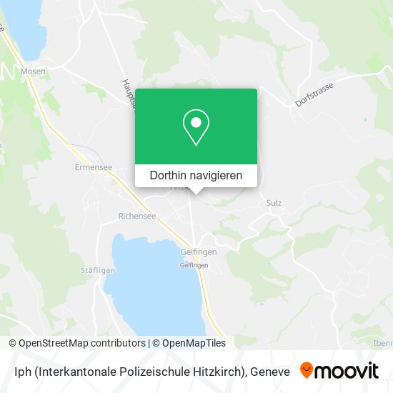 Iph (Interkantonale Polizeischule Hitzkirch) Karte