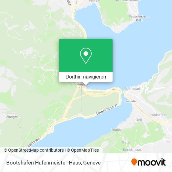 Bootshafen Hafenmeister-Haus Karte