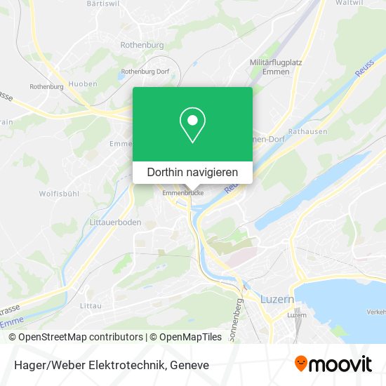 Hager/Weber Elektrotechnik Karte
