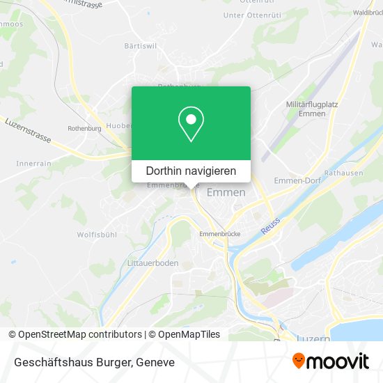 Geschäftshaus Burger Karte