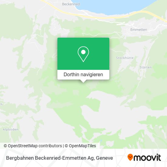 Bergbahnen Beckenried-Emmetten Ag Karte