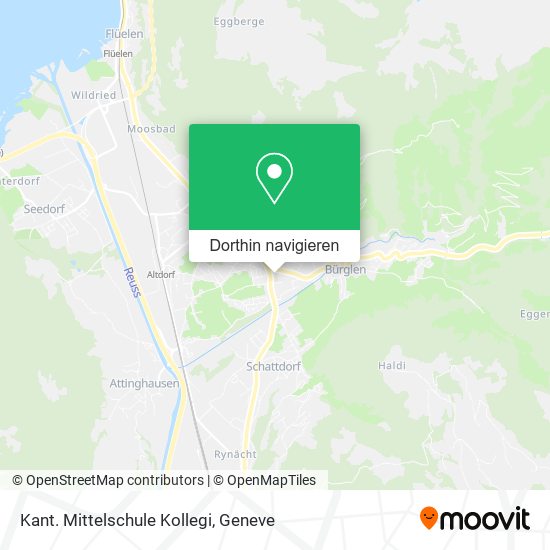 Kant. Mittelschule Kollegi Karte