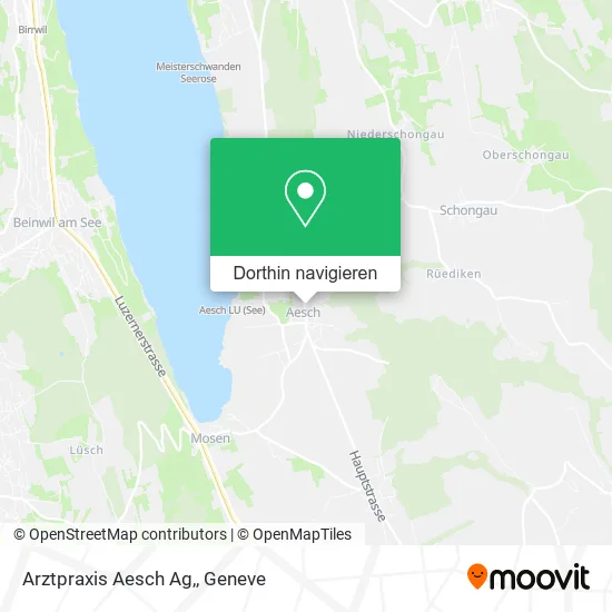 Arztpraxis Aesch Ag, Karte