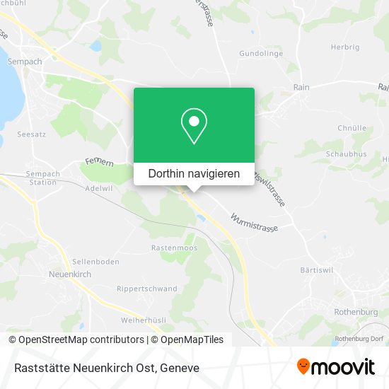 Raststätte Neuenkirch Ost Karte
