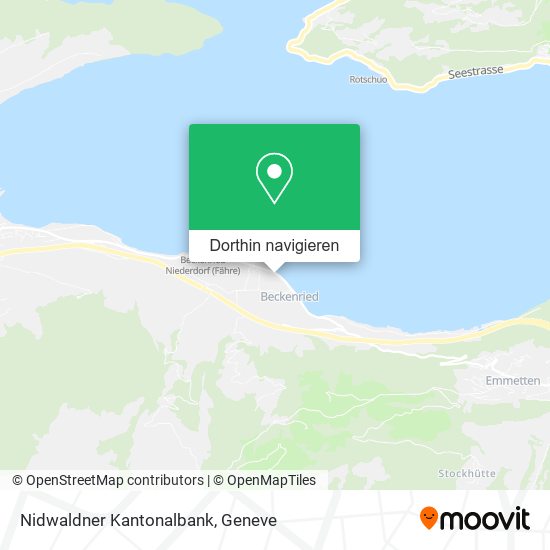 Nidwaldner Kantonalbank Karte