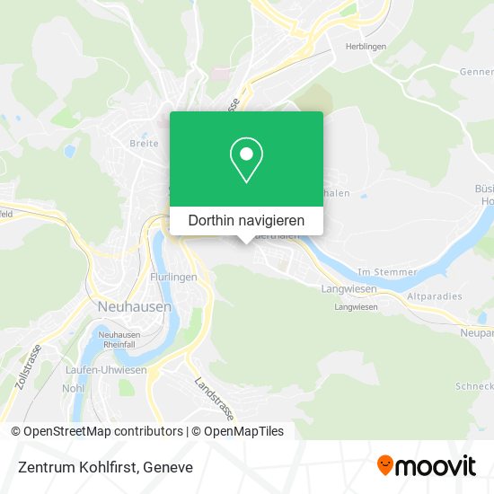 Zentrum Kohlfirst Karte