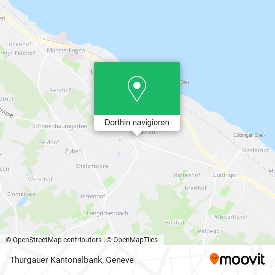 Thurgauer Kantonalbank Karte