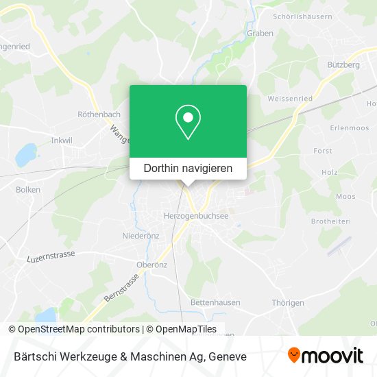 Bärtschi Werkzeuge & Maschinen Ag Karte