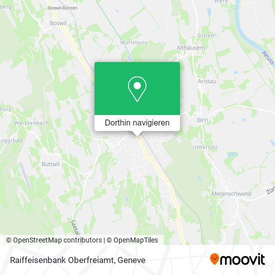 Raiffeisenbank Oberfreiamt Karte