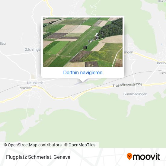 Flugplatz Schmerlat Karte