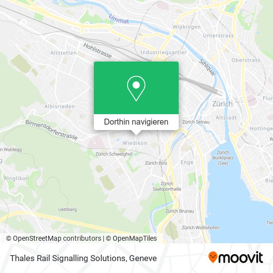 Thales Rail Signalling Solutions Karte