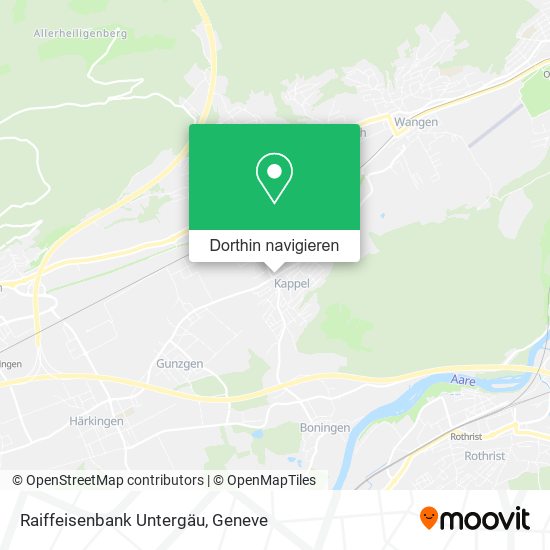 Raiffeisenbank Untergäu Karte