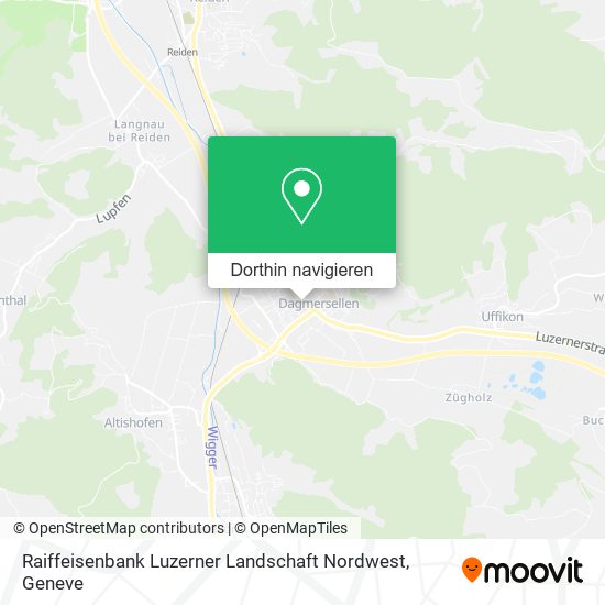 Raiffeisenbank Luzerner Landschaft Nordwest Karte