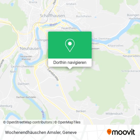 Wochenendhäuschen Amsler Karte