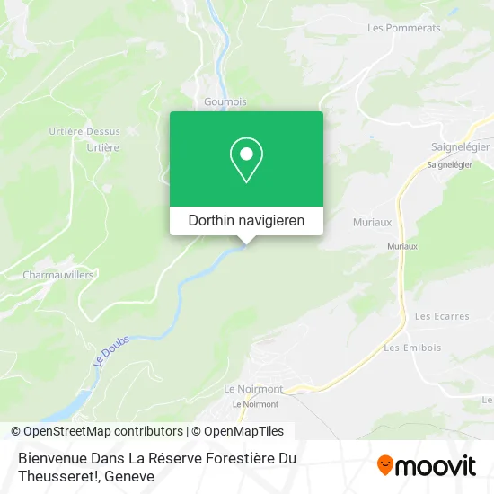Bienvenue Dans La Réserve Forestière Du Theusseret! Karte