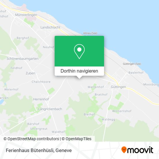 Ferienhaus Bütenhüsli Karte