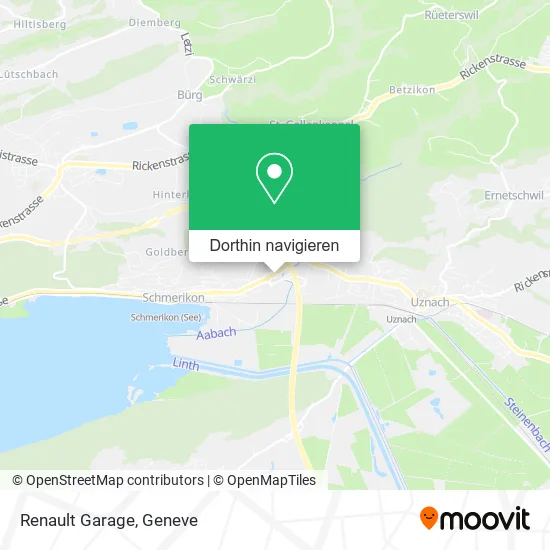 Renault Garage Karte