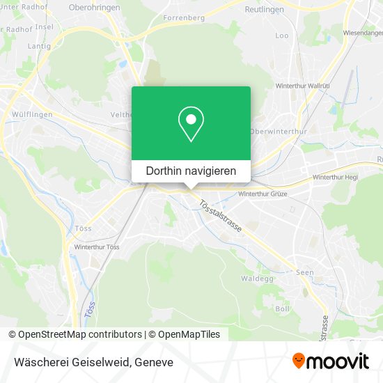 Wäscherei Geiselweid Karte
