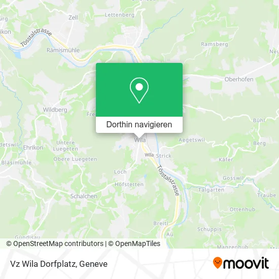 Vz Wila Dorfplatz Karte