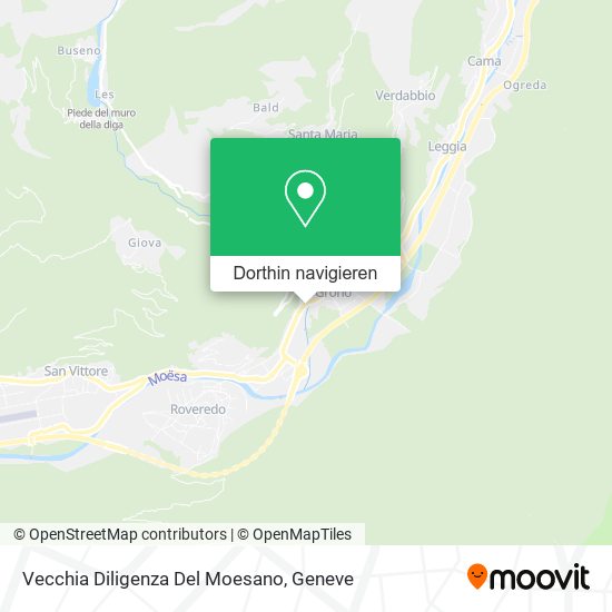 Vecchia Diligenza Del Moesano Karte