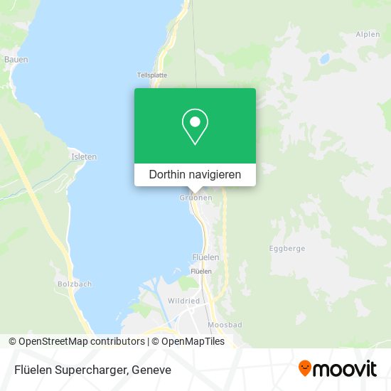 Flüelen Supercharger Karte