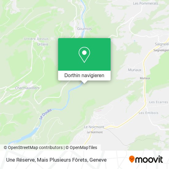 Une Réserve, Mais Plusieurs Fôrets Karte