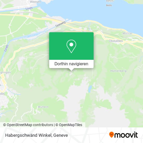 Habergschwänd Winkel Karte