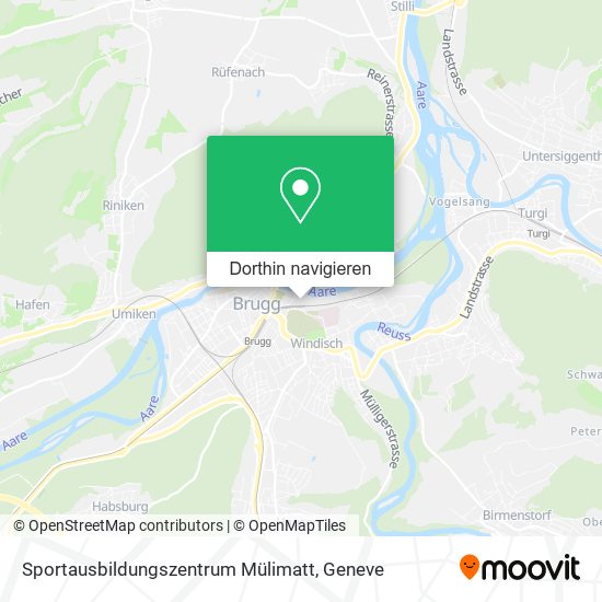 Sportausbildungszentrum Mülimatt Karte