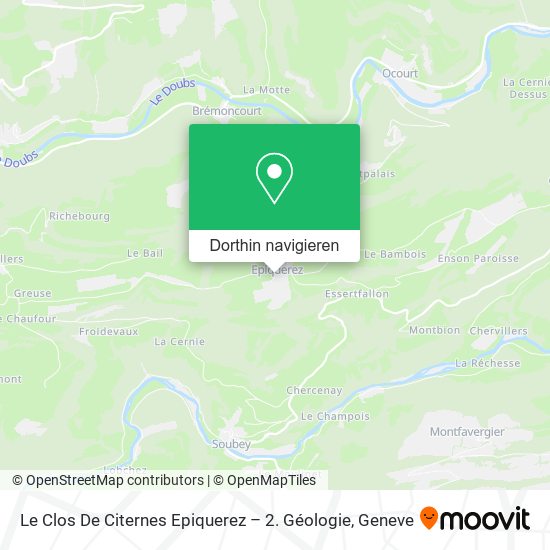 Le Clos De Citernes Epiquerez – 2. Géologie Karte