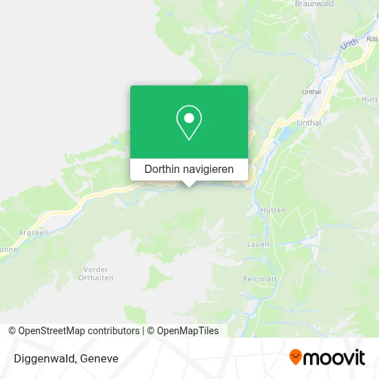 Diggenwald Karte