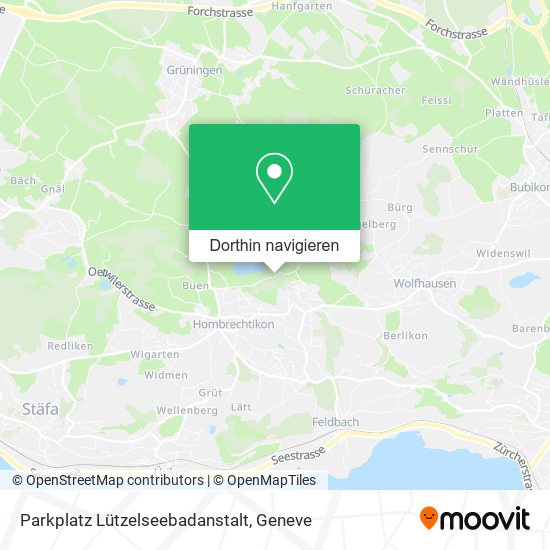 Parkplatz Lützelseebadanstalt Karte