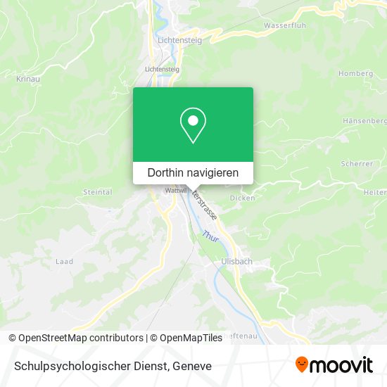 Schulpsychologischer Dienst Karte