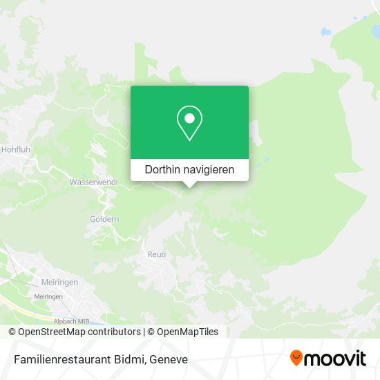 Familienrestaurant Bidmi Karte