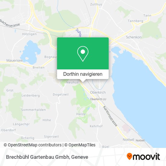 Brechbühl Gartenbau Gmbh Karte