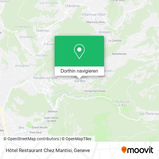 Hôtel Restaurant Chez Mantisi Karte
