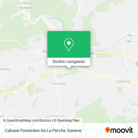 Cabane Forestière De La Perche Karte